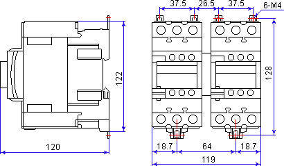 Outline and installation dimensions