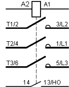 схема контактора PMU1810M