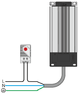 Wiring example CP 06101.0-00