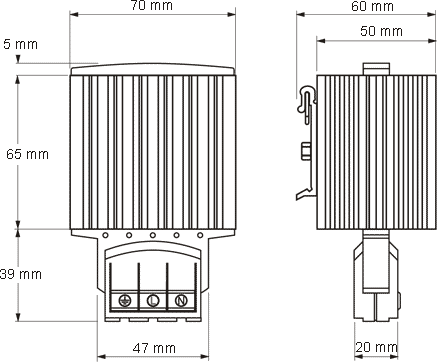 Dimensions HG 14011.0-00 30W