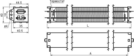 Нагреватель миканитовый 1HZA2A760-008