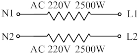 Электрическая схема нагревателя 1HZA2A760-009