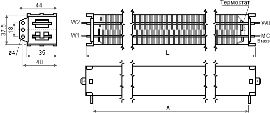 Нагреватель 1HZA2A760-001