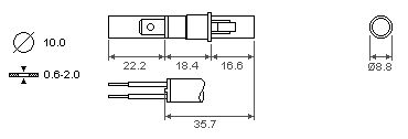 размеры индикаторной лампы 0273LL