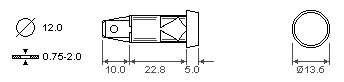 размеры индикаторной лампы 2820OO