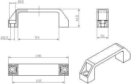 sizes of PP handle