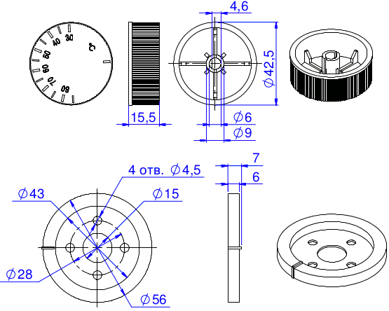 knob for WY85-653-21