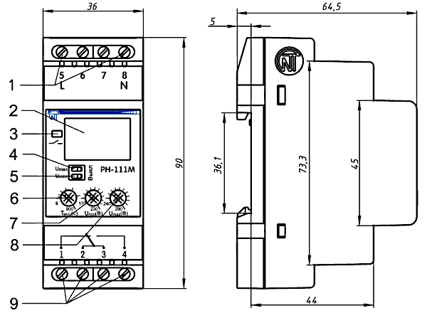 Реле рн 111м