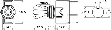 размеры переключателя C3900BA