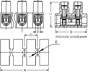 клеммная колодка DG10HS-0