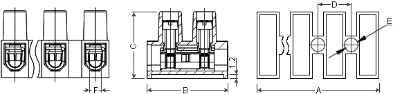 клеммная колодка DG8HS-1.2