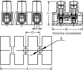 клеммная колодка DG10HSWP-0