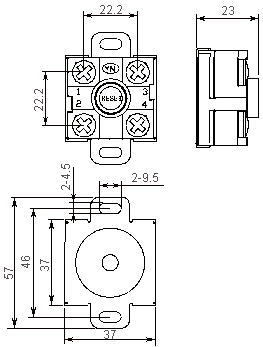 thermostat with manual reset C-207R