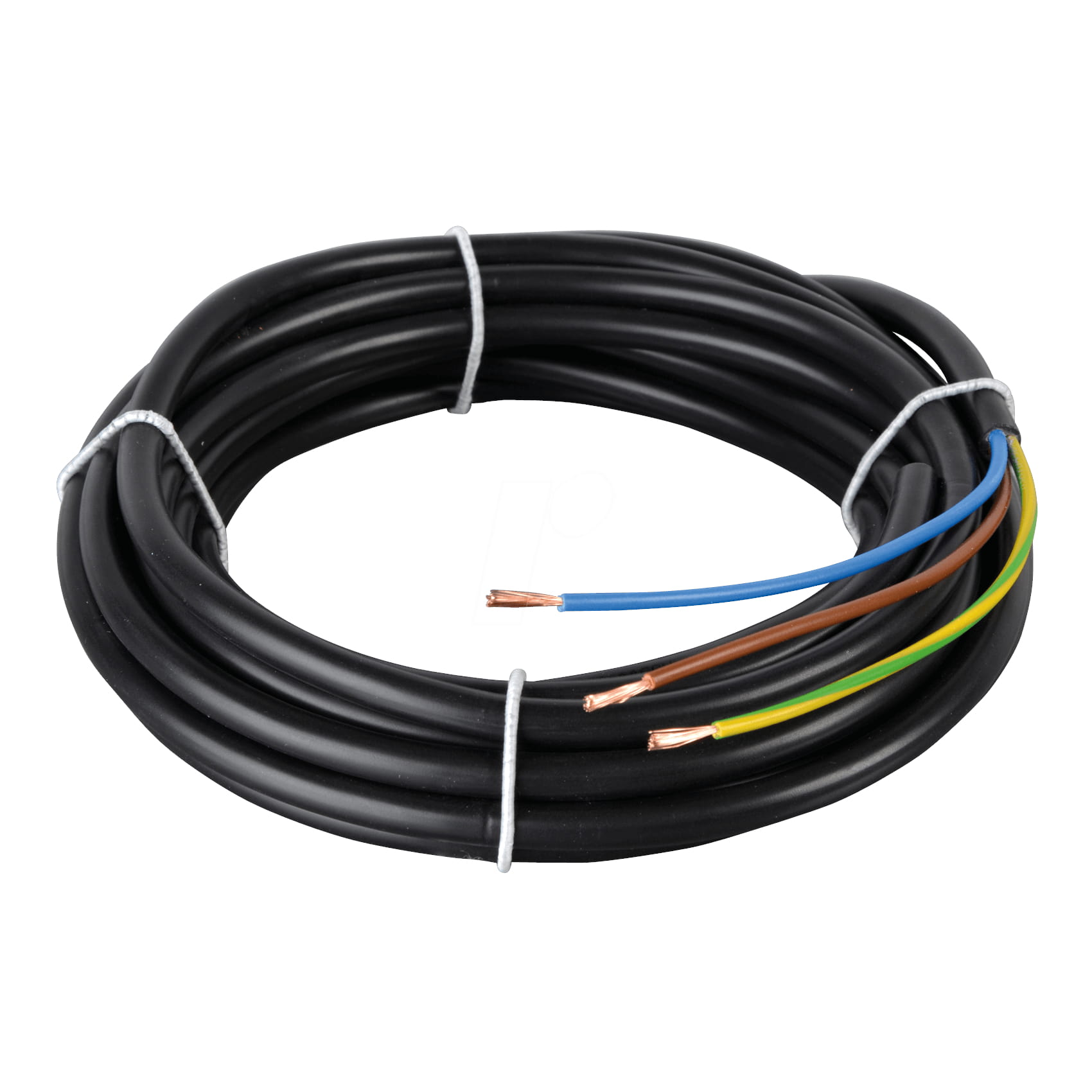 85664 HELUKABEL - Cable: espiral, H05BQ-F; 5x0,25mm2; sin blindaje; PUR;  negro; 500V; HELUKABEL-85664